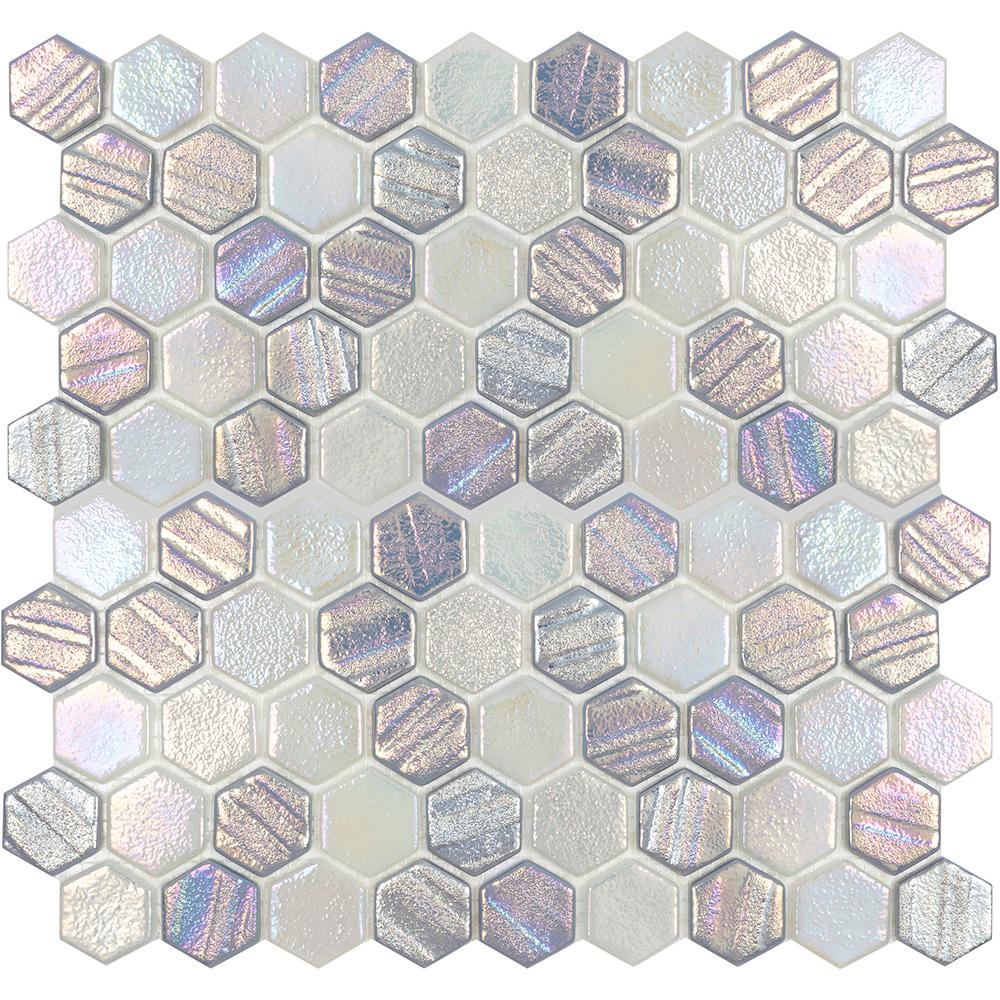 WEB Illusion Silver Hex Mosaic