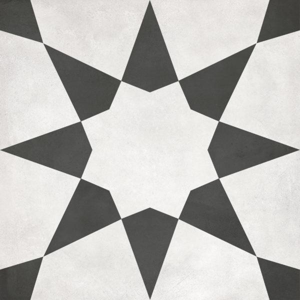 8x8 Form Monochrome Stellar Porcelain Tile scaled