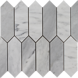 DEEP BLUE PICKET POLISHED MARBLE MOSAIC