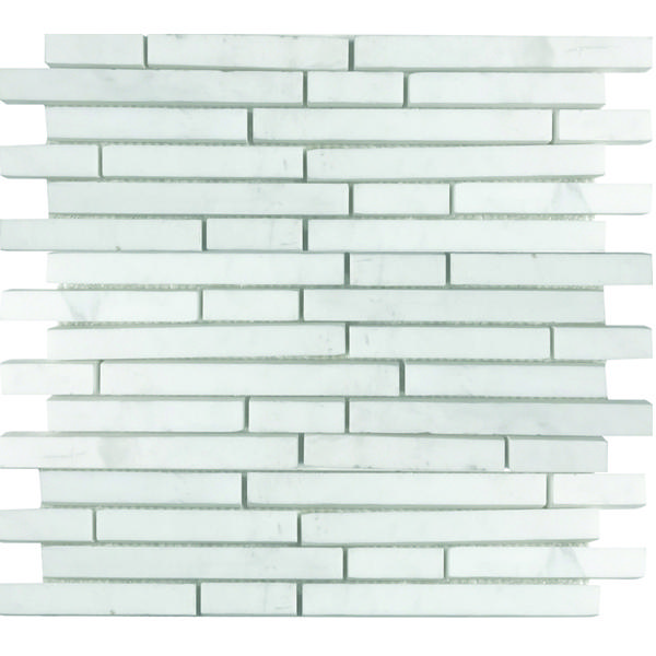 Met White Carrara Pixie Strip 600