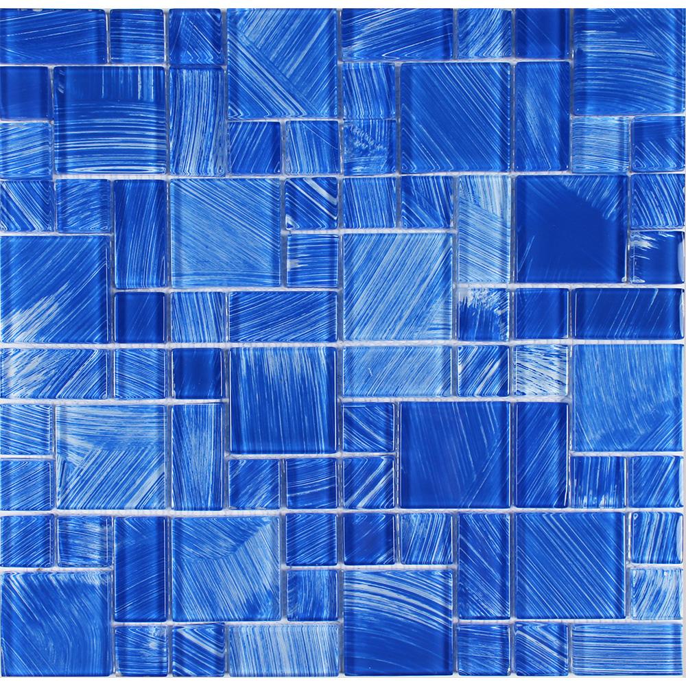 WEB Watercolors Light Blue Random Mosaic