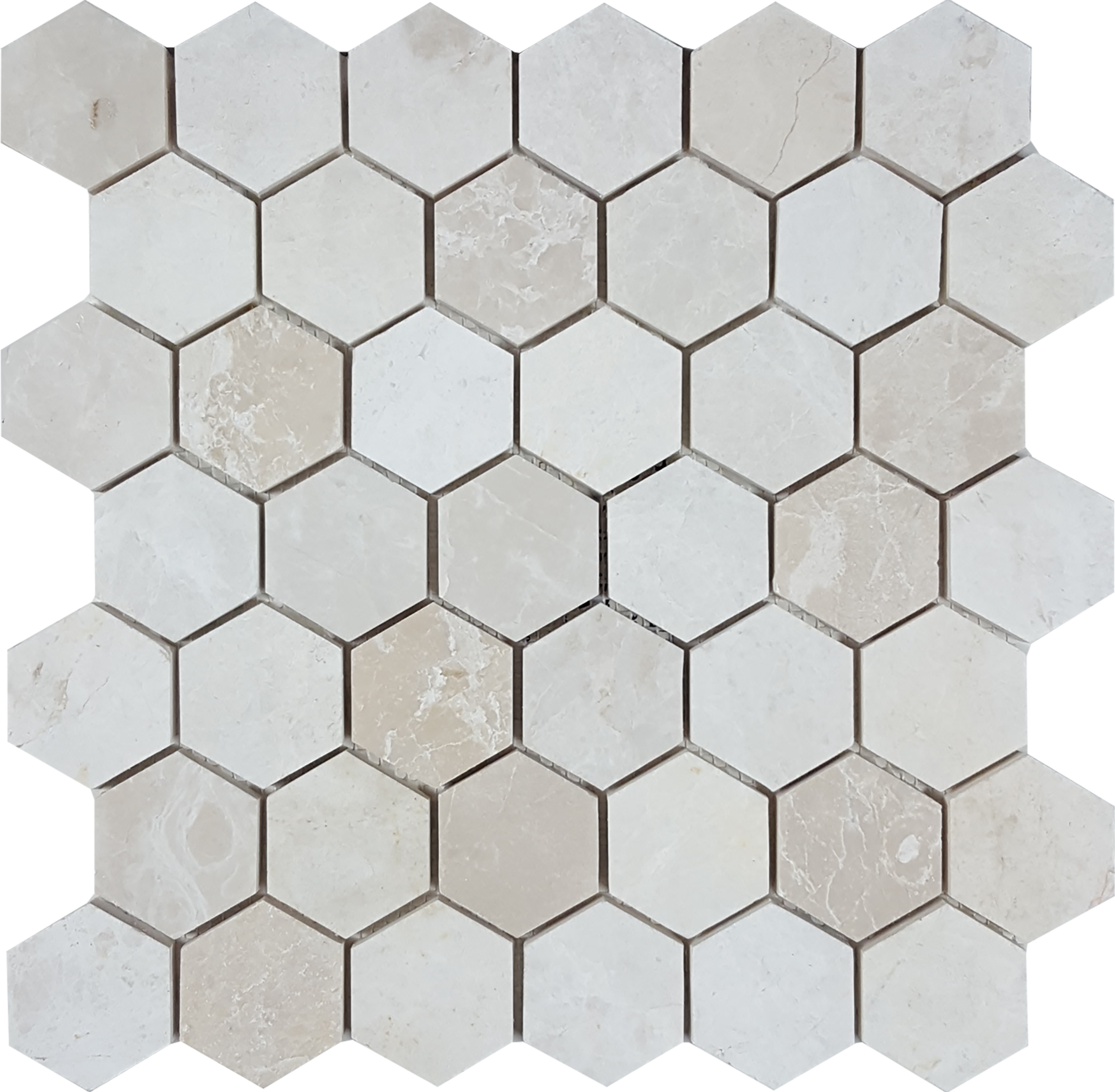 Pearl gold 2 hex Mosaic