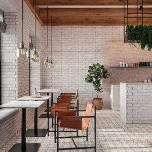 keradom_chelsea_king's road brick 6x25_whitehall brick 6x25_ristorante